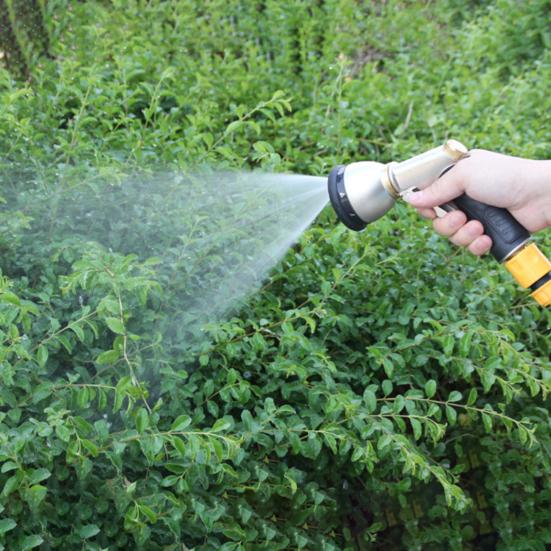 Сверхпрочная насадка для шланга 9 регулируемых режимов распыления Распылитель для шланга