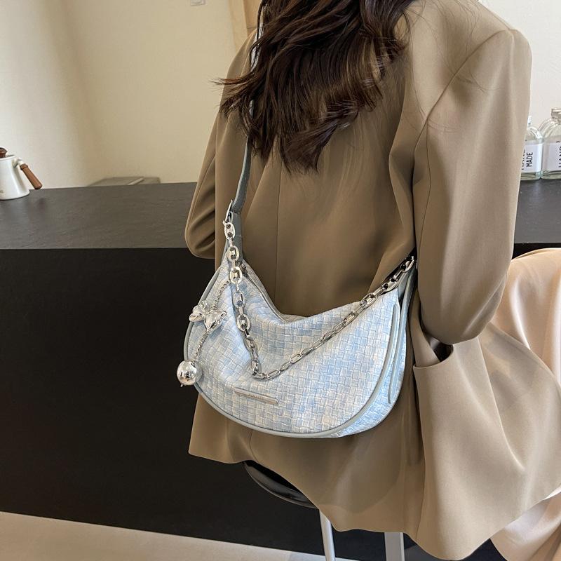 Премиальное ощущение нишевая серебряная сумка женская новая популярная универсальная сумка-пельмень взрыв супер горячая сумка через плечо сумка-мессенджер
