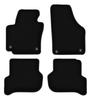 BASIC black velour floor mats for: Volkswagen Golf Plus minivan (2005-2014)