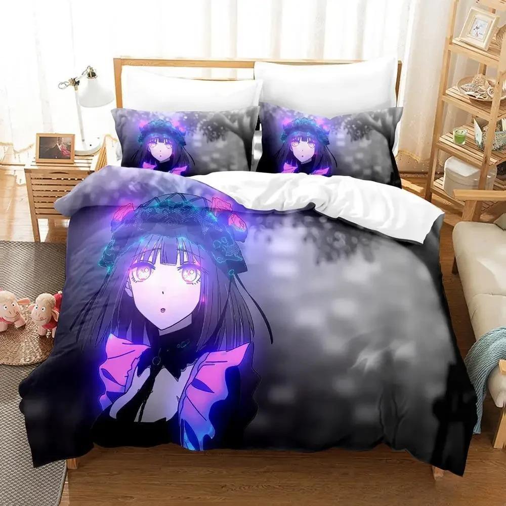 3D-принт аниме Kawaii Marin Kitagawa Комплект постельного белья Single Twin Full Queen King Size Комплект постельного белья Adult Kid Bedroom Наборы пододеяльников