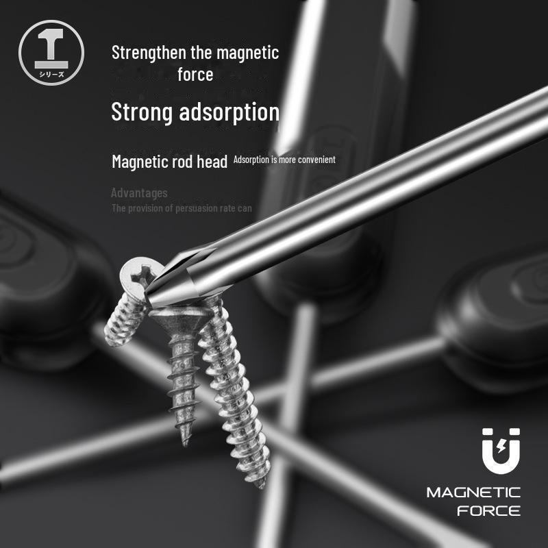 Green Forest 5MM мощная магнитная крестообразная отвертка с возможностью подвешивания и магнитной адсорбционной головкой