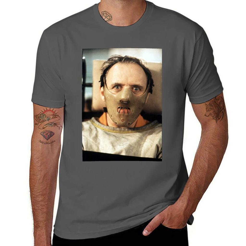 Hannibal Lecter T-Shirt anime tshirt t shirts for man graphic vintage T-Shirt