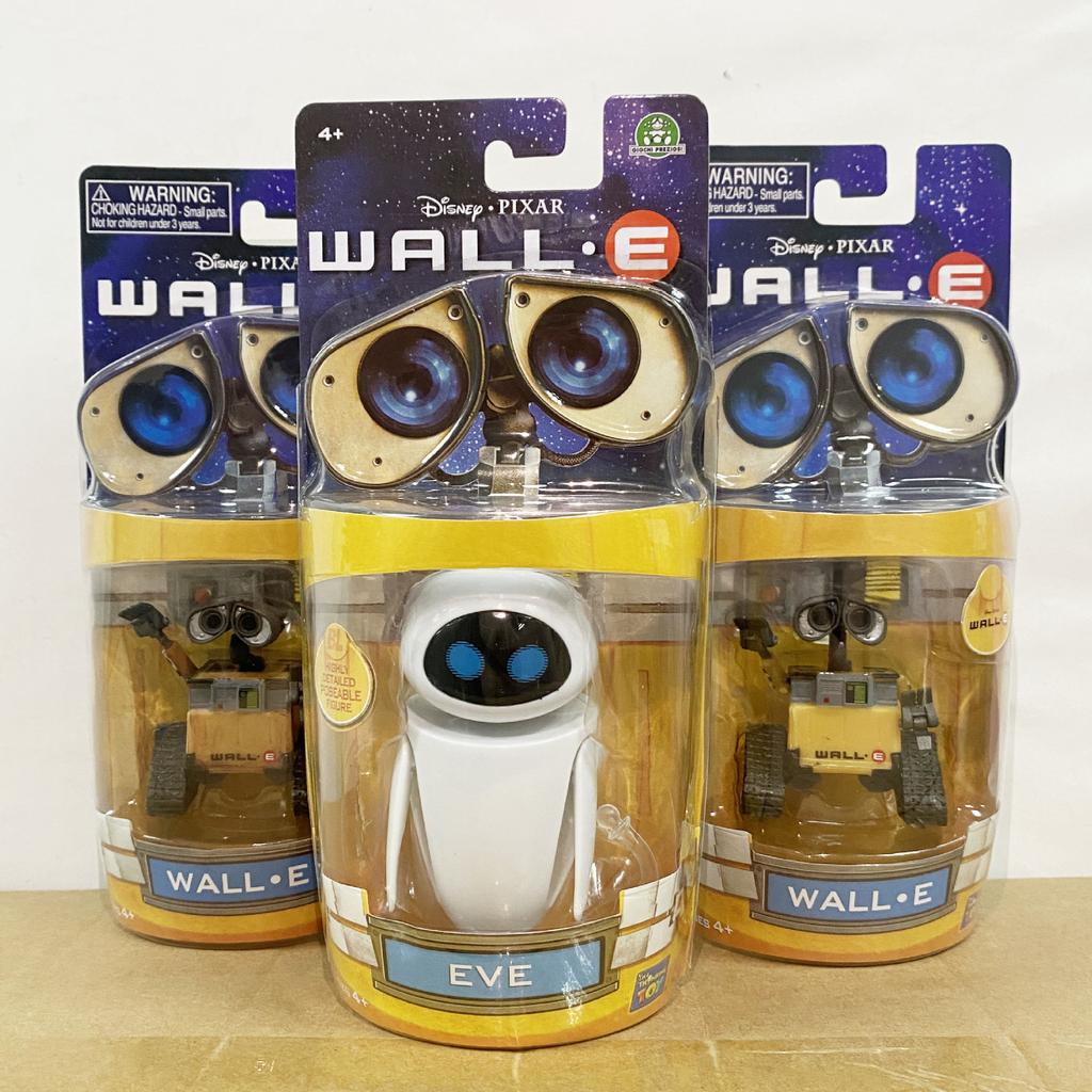 Горячая Стена E Ева Фигурка Робот Фильм Сталь Металл Модель Робот Кавайи Wall-E Фигурка Детские Игрушки Для Мальчиков Дети Ева ПВХ Игрушки
