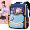 Lightweight And Stylish Nylon Children's Backpack For Grades One To Three With Colorful Animal Design