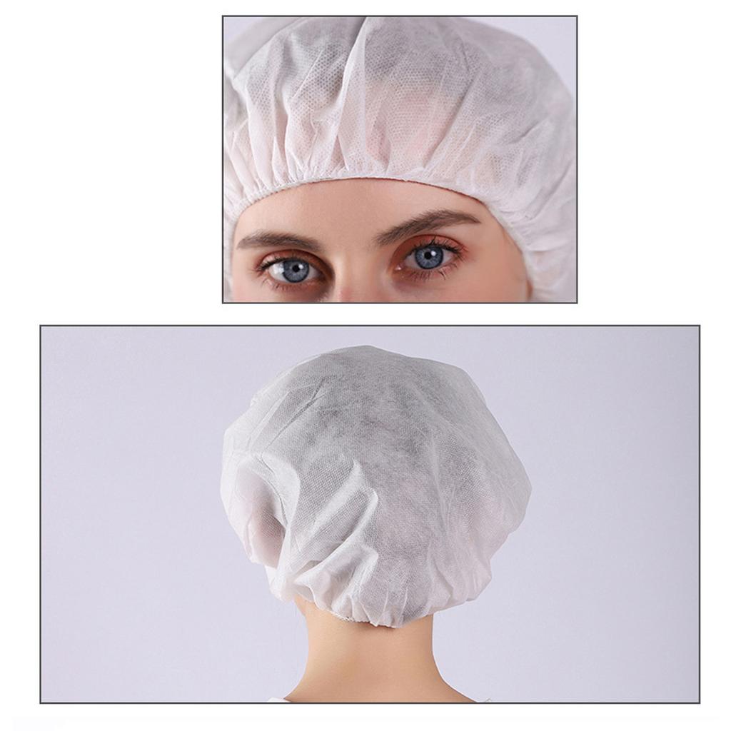 Sagit  Bouffant Cap Hairnets White Box Of 100 Pcs Non Woven Round Hat Cap