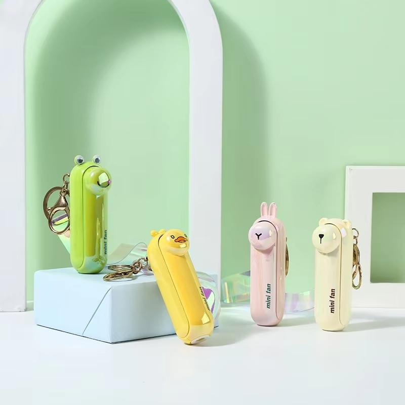 Cute Mini Fan Portable Hand Fold Bedside Office USB Charge Battery Table Desk Cooling USB Cooling Folding Handheld Fan