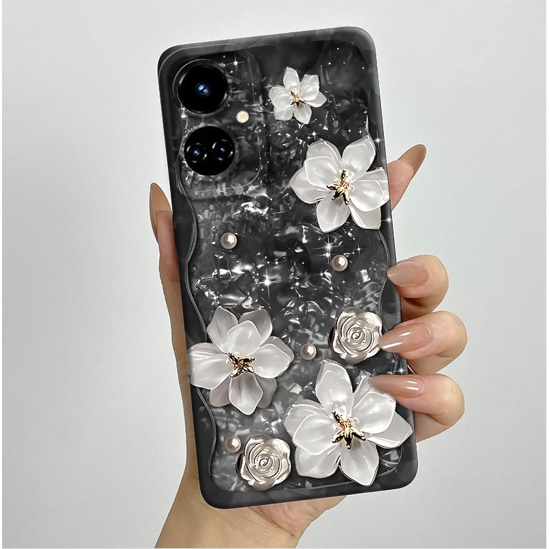 Чехол для Tecno Camon 19 Pro Стильный Цветок Полное Покрытие Задняя Крышка Мягкий Силикон Для Tecno Camon19 19Pro CI6n CI8n Чехол для Телефона