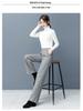 Women's Wool High-Waisted Wide-Leg Pants - Autumn & Winter Fashionable Slimming Casual Trousers