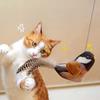 Игрушка для кошек «Птицы, хлопающие крыльями» Интерактивный летающий воробей с реалистичным щебечущим звуком, активируемый прикосновением Мягкая игрушка для котят «Птицы» для домашних кошек