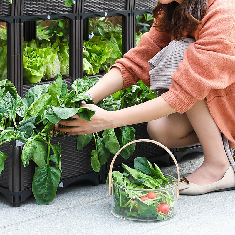 Мешок для выращивания в саду Сад Jardin Садоводство Ogrod приподнятая грядка Сад Цветок Цветы Кашпо Ящик для посадки с ножками Поддон