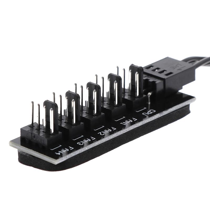 1 к 5 4Pin процессорный кулер корпус вентилятор концентратор разветвитель адаптер кабель питания