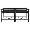 Washing Machine Pedestal 2 pcs Black 120 x 56 x 52 cm Steel