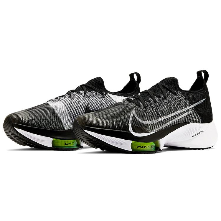 Nike Air Zoom Tempo NEXT% Flyknit 'Black White Volt' Men's CI9923-001