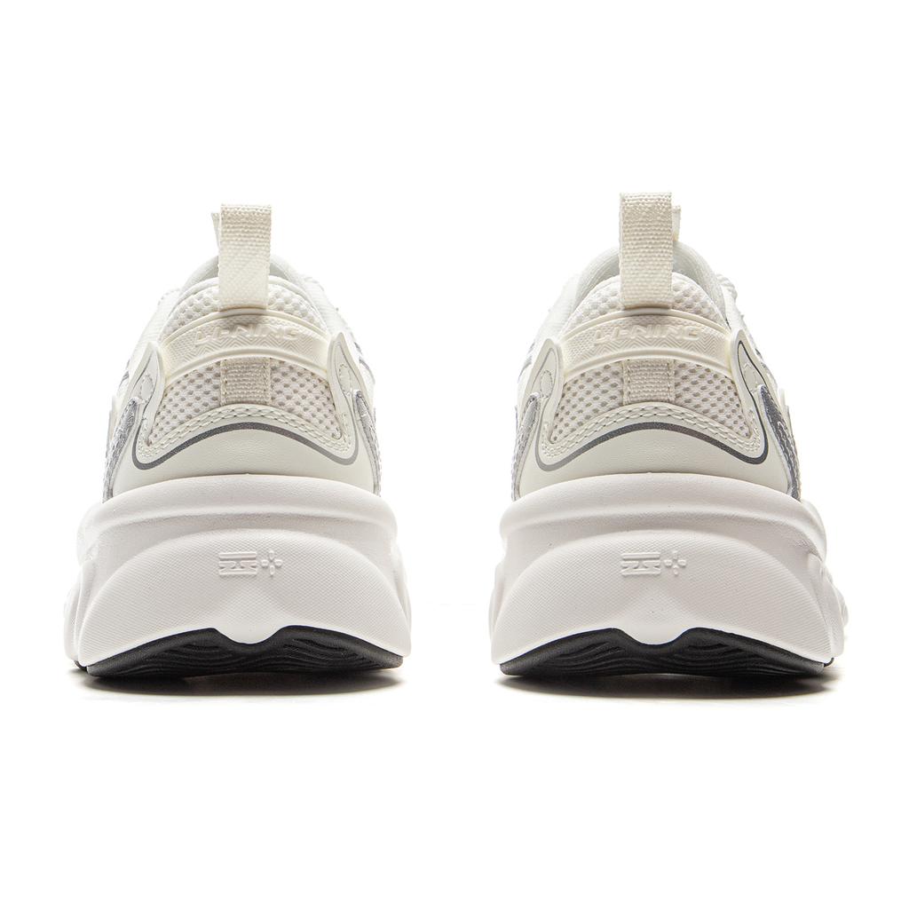 Li Ning Milk Coconut Versatile Retro Thick Sole Fashion Trend Shock Absorption Non-Slip Wear-Resistant Support Low-Top Casual Shoes AGCV130-5