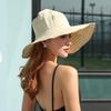 Солнцезащитная шляпа с широкими полями в корейском стиле, сворачиваемая, с защитой от УФ-лучей, для взрослых