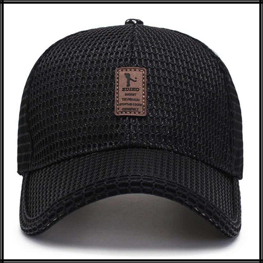 Летняя шляпа CZA142 [Белый Клык], Кепка, Шляпа, Для улицы, Сетчатая, Легкая, Дышащая, Простая, Стильная, Мужская, (Темно-серый)