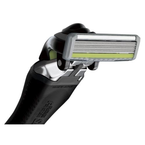 Безопасная бритва Feather [эксклюзивно на .co.jp] Держатель лезвия Feather Samurai с 3 сменными лезвиями