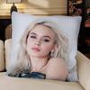 Singer ZZara Larsson Pillow Case Fashion Square Pillowcase Bedroom Sofa Room Ins Decoration Leisure