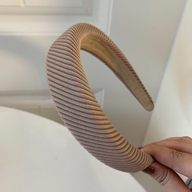 Новая Мода Обруч для Волос Резинки для Волос для Женщин Девушек Однотонные Твиловые Повязки на Голову Дизайнерская Широкая Повязка на Голову Аксессуары для Волос Головной Убор