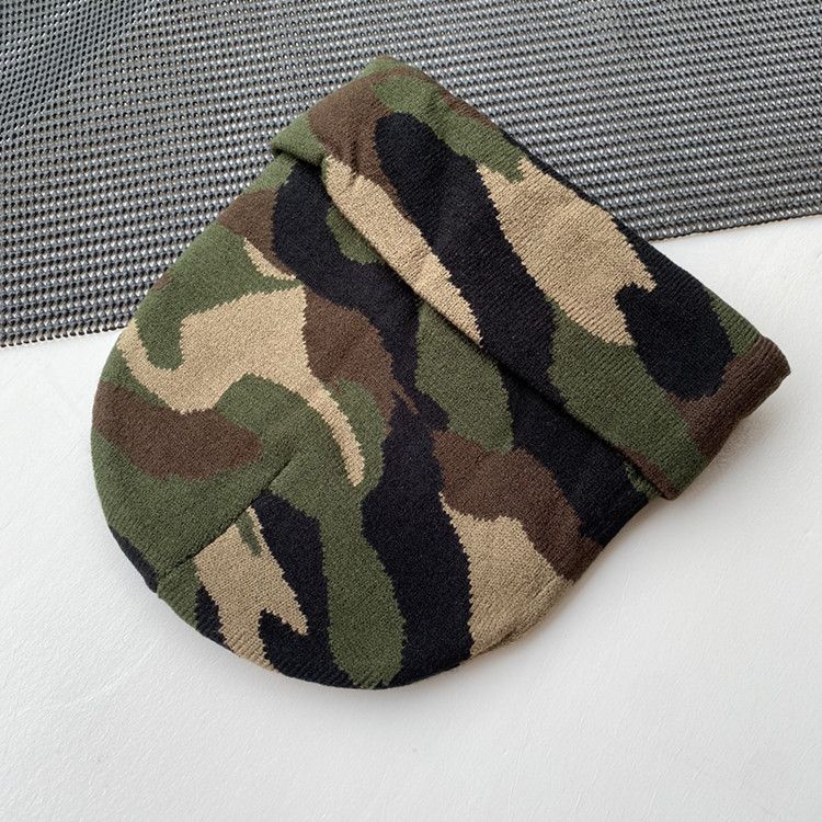 Уличная ветрозащитная камуфляжная шапка-бини Зимняя охотничья, для катания, рыбалки, теплая тактическая флисовая шапка