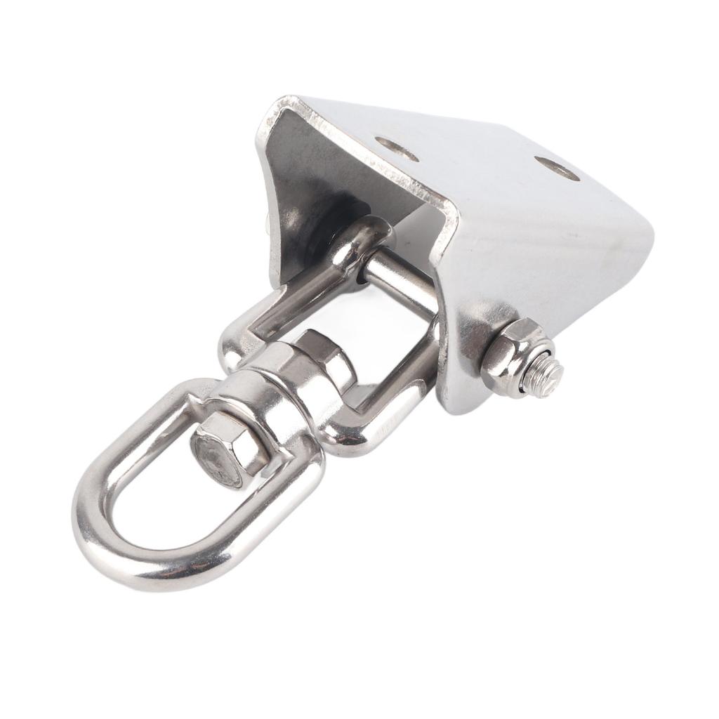 Комплект для подвешивания гамака, прочная вешалка для качелей из нержавеющей стали, вращающаяся на 360 градусов