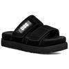 UGG Comfortable Thick Sole Rubber Bottom Silent Slide Sandals Women Sandals Black 1129210-BLKS