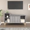 VidaXL TV Stand Sonoma Grey 100x35x55 Cm Engineered Wood 821178