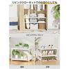 TKUIN Under-Sink Storage Rack, Extendable from 40-70cm Wide and 7 Height Adjustable Tiers, 35cm Deep, 40cm High, Large Capacity, 2-Tier Storage Rack,
