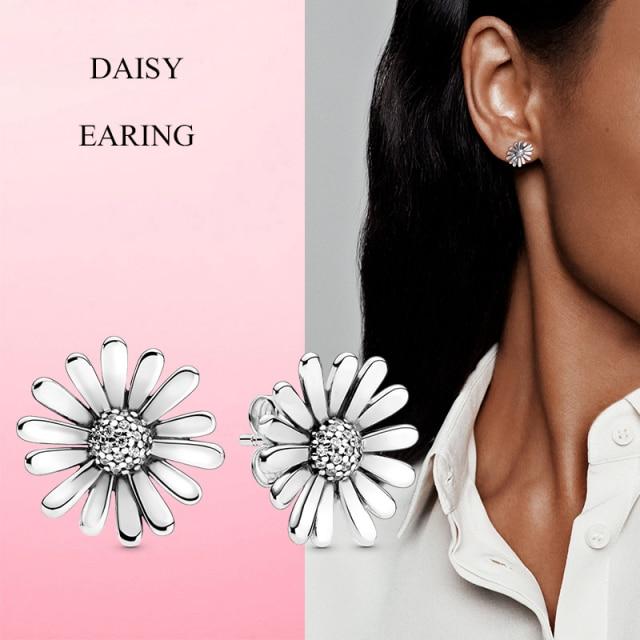 925 Серебряные серьги-гвоздики Женские модные серьги-гвоздики Ювелирные изделия