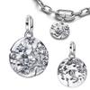 Подвески-шармы из серебра 925 пробы Монета Печать Обезьяна Медведь Бабочка Роза Сердце Бусины DIY Браслеты Ожерелья Изящные Украшения Подарки