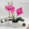 Artificial Phalaenopsis Flower Pot For Outdoor Garden Wedding Decor Photography Props And Home Decor