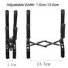 Universal Foldable Ukulele Violin Stand Bracket Adjustable Metal Holder for Ukuleles 4 4 3 4 1 2 1 4 Violins Black