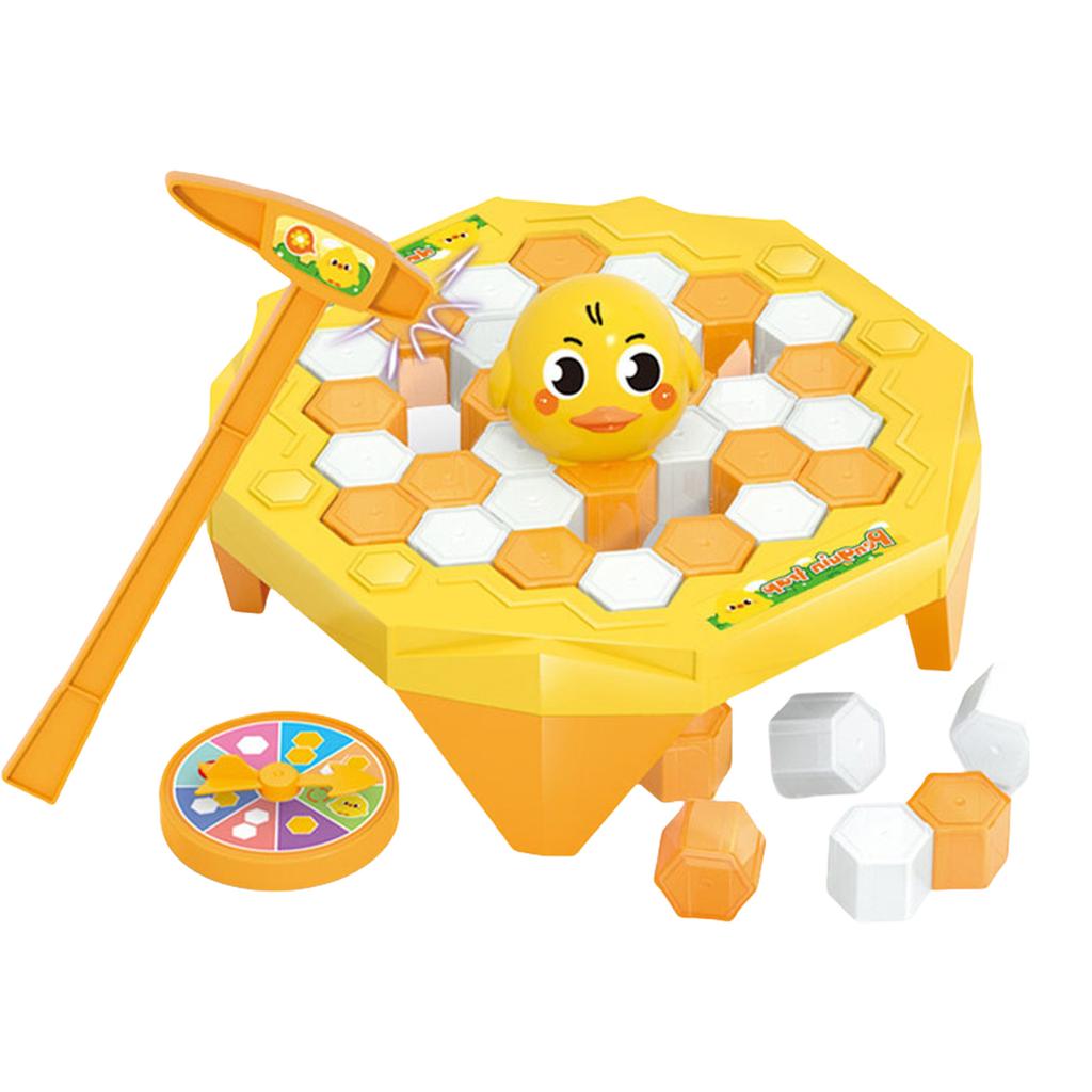 Small Ice Breaking Penguin Toy Tabletop Puzzle Game Rescue Penguin Knocking Ice Game Funny Desktop Game Enduring