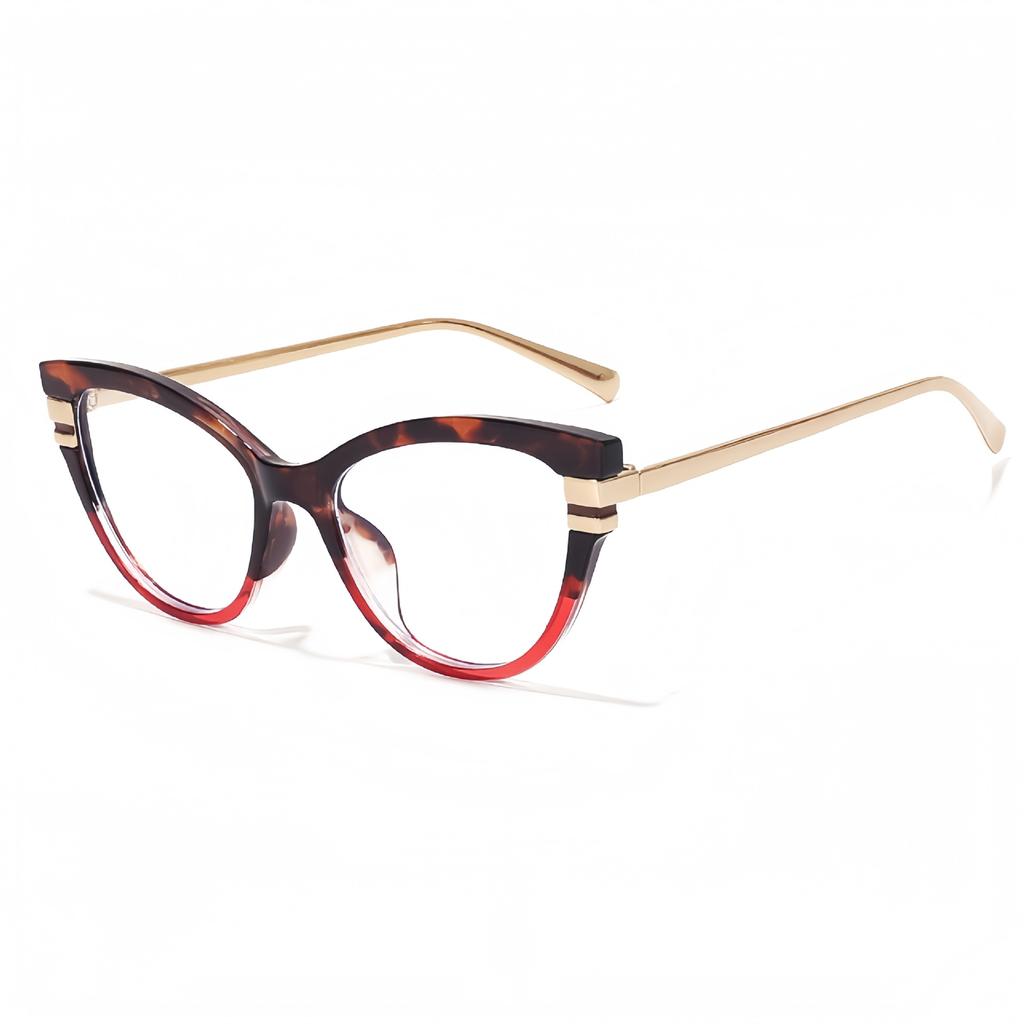 Vintage Cat Eye Anti Blue Light Optical Lens Glasses Women Luxury Myopia Customize Prescription Photochromic Eye Glasses Frames