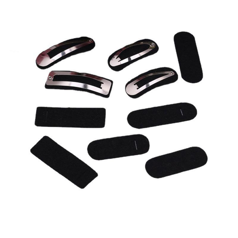 100 шт. овальные нетканые зажимы с каплевидными защелками, проставки, прямоугольные фетровые подушечки, нашивки