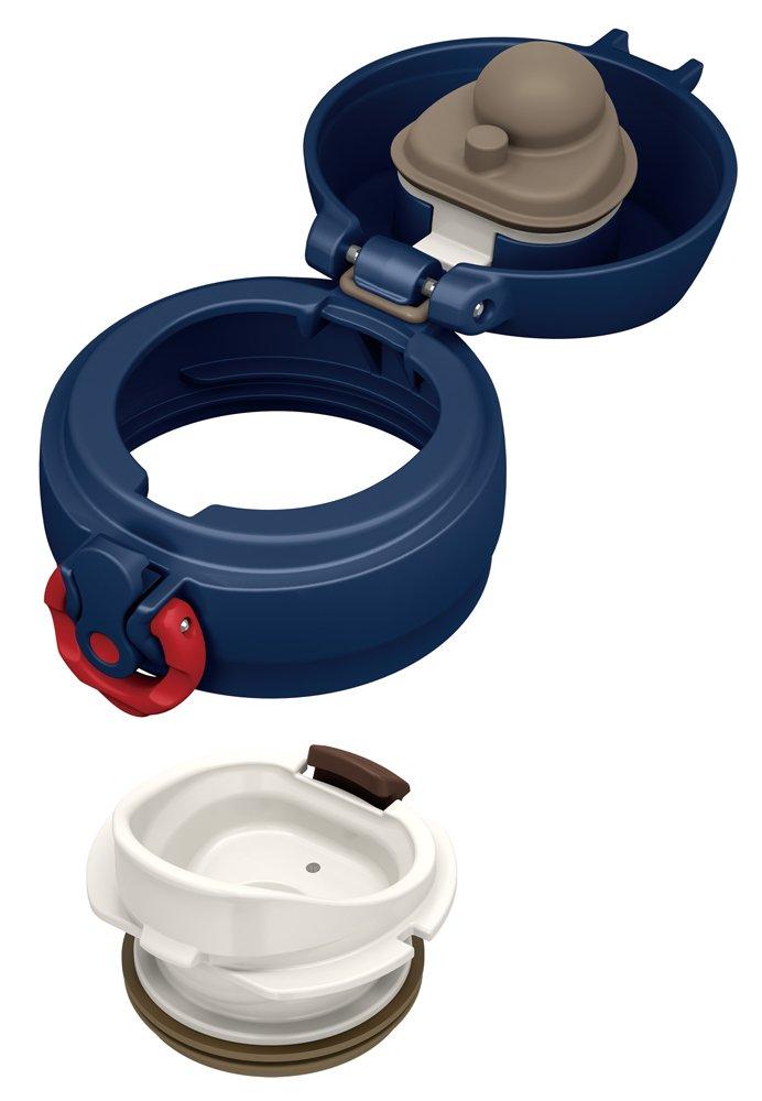 Термос для воды с вакуумной изоляцией, мобильная кружка, открытая, красная, с дистанционным управлением [One-Touch Type] 0,5 л JNL-502G