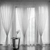 30% Shading Sheer Curtains for Living Room Window Transparent Voile Tulle Curtain Colourful Wedding Drapes Home Decor High Quality