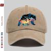 pc Unisex Bear Pattern Printed Baseball Cap Home Leisure Decor Papa Hat Truck Driver Sun Hat Washable Adjustable Headwear H