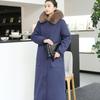 Новая зимняя куртка для мам, утолщенная парка из искусственного меха со съемной подкладкой и модель длиной до колена