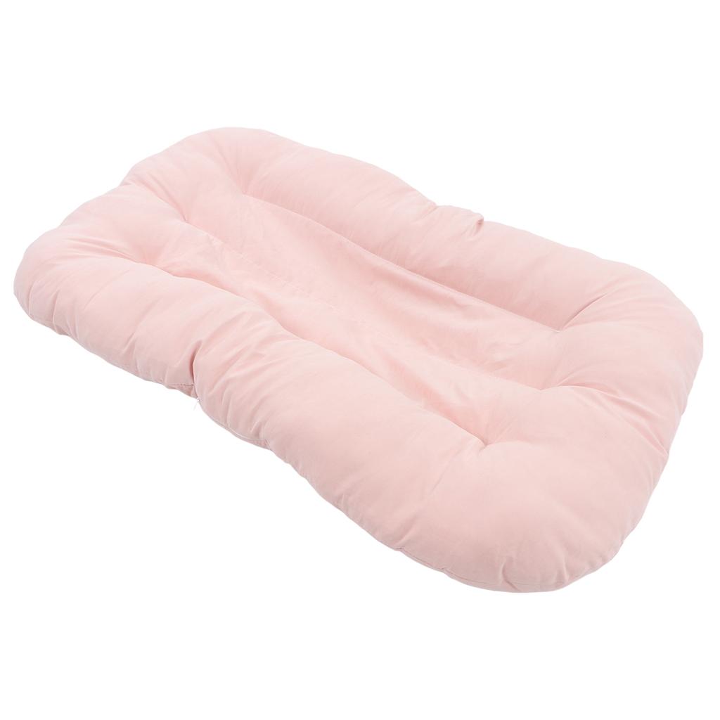Baby Lounger Biomimetic Uterus Shape Detachable Cleansing Soft Cotton Infant Bassinet Pink
