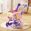 Supermarket Cart Toy Education Pretend Play Shopping Trolley Hands-on Ability Development Toy for Kids