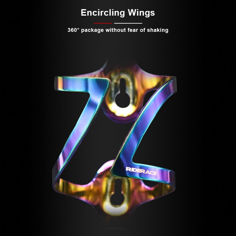 Велосипедные флягодержатели Велосипедный Алюминиевый сплав Легкий Держатель для фляги с водой для питья Велоспорт Красочный Держатель для чайника Кронштейн Детали для езды