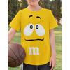 Летние футболки с круглым вырезом M&M Шоколадные бобы Инновационные детские футболки Модная одежда для мальчиков Детская одежда Веселые 3D мультяшные принты Мягкие футболки 3D-принты Аниме Топы