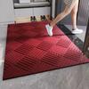 Floor Mat Quick Absorbent Thickened Rhombus Texture Quick-Drying Anti-Slip Bottom Dirt-trapping Entry Rug Multipurpose Bath Shower Sink Kitchen Carpet