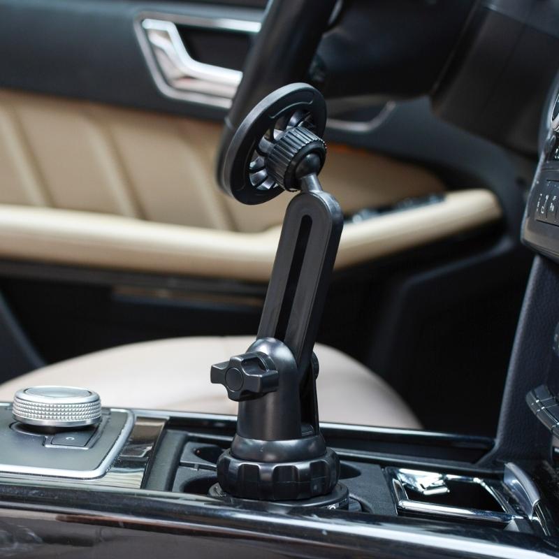 Магнитный держатель для телефона в подстаканник автомобиля Легкое управление одной рукой Подставка для телефона Поддержка смартфонов от 3 до 7 дюймов