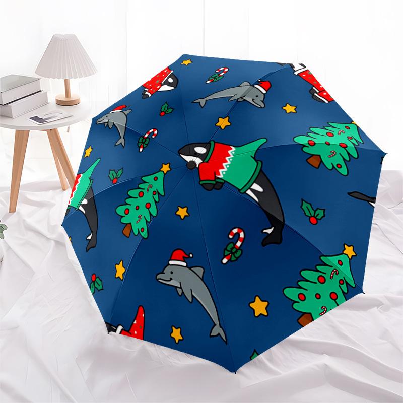 1pc Animals Automatic Open/Close Umbrella with Windproof, 8-Rib Sturdy Canopy, Durable Ribs, Ideal for Gifts yy251117040