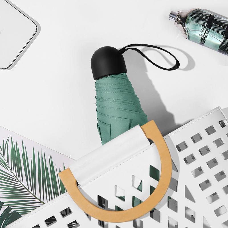 Скидка 50% на зонт от солнца с ручным открыванием, солнцезащитный зонт с защитой от УФ-лучей, зонтик от солнца, маленький свежий зонт, складной зонт от погоды и дождя