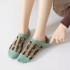 Женские невидимые носки-следки, противоскользящие силиконовые вставки, хлопковые носки до щиколотки для спорта, повседневной носки, на все сезоны, носки-лодочки