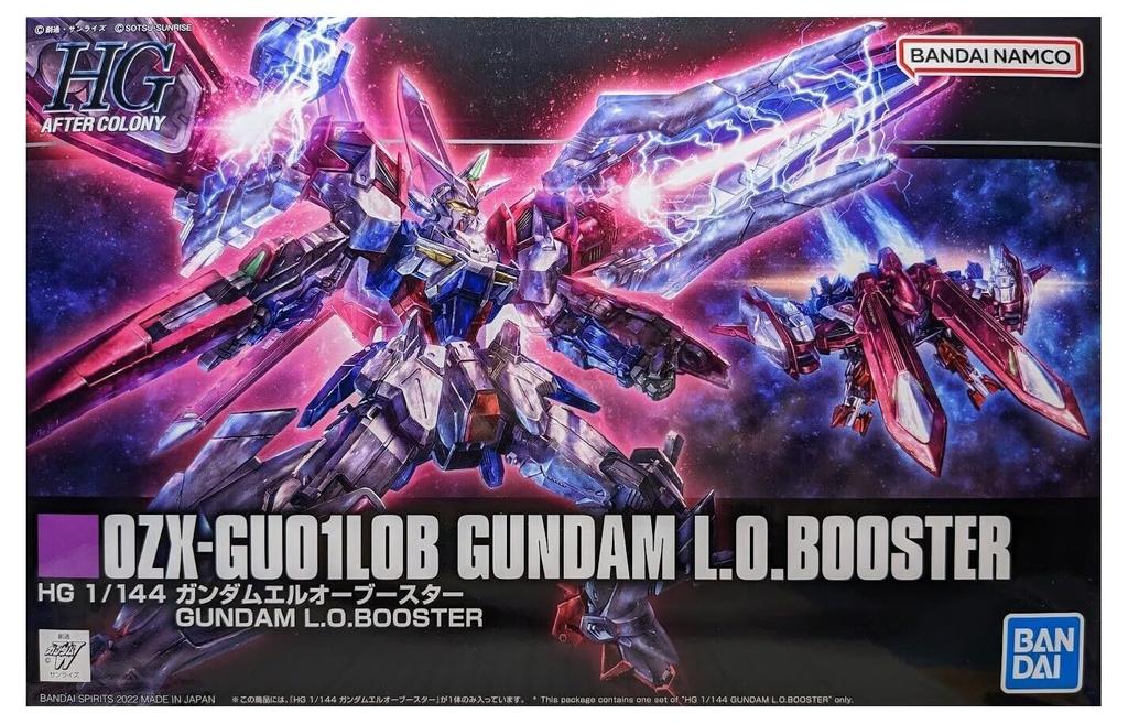Bandai Spirits Пластиковая модель HG Gundam Booster Mobile Report Gundam W DUAL STORY 1/144 OZX-GU01LOB L-O "New G-UNIT"