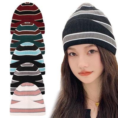 Шерстяная акриловая вязаная шапка теплая хип-хоп кепка модная повседневная шапка Skullies Outdoor